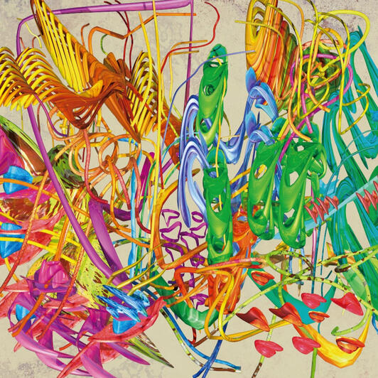 The Frozen Air Evoked the Analogical Still of Ephemeral Swarms